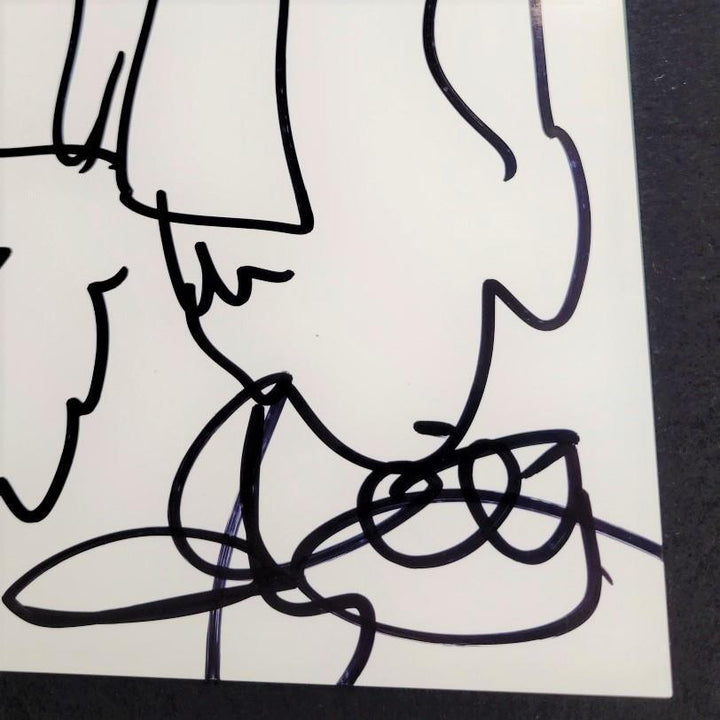 Andy Muschietti signed & sketch IT Georgie 8.5x11 autograph ~ Beckett BAS