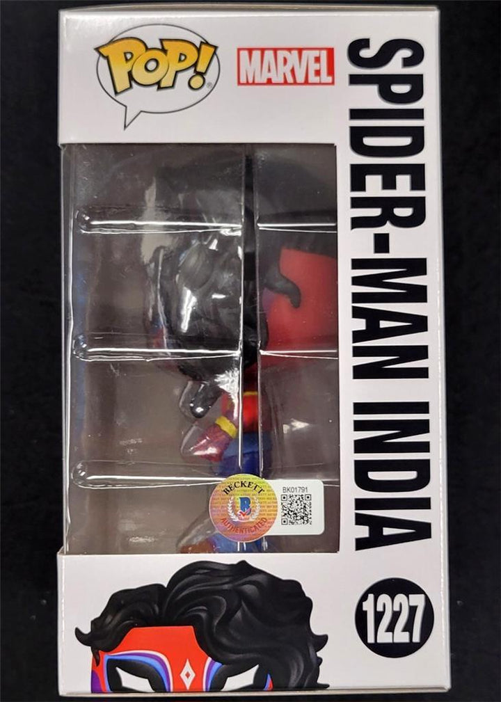 Karan Soni signed Spider-Man India Funko Pop Marvel autograph ~ Beckett BAS