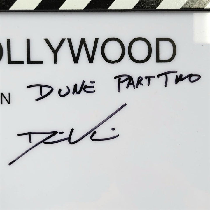 Denis Villeneuve signed "Dune Part Two" Director Clap Board Clapper Beckett BAS