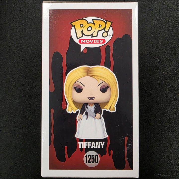 Jennifer Tilly signed Bride of Chucky Tiffany Funko Pop 1250 white autograph JSA