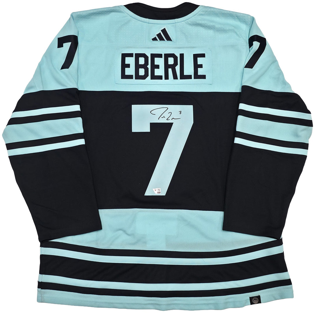 Seattle Kraken Jordan Eberle Auto Blue Adidas Authentic Reverse Retro Jersey 54
