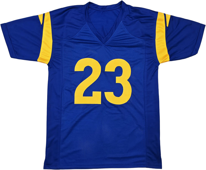 Los Angeles Rams Kyren Williams Signed Blue Jersey Beckett
