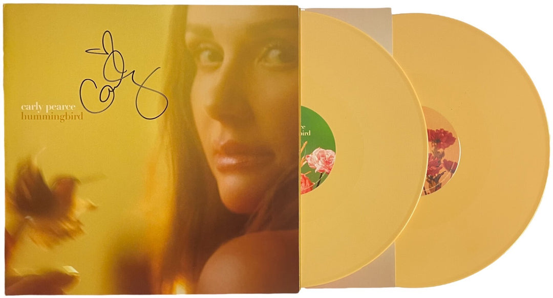 Carly Pearce signed 2024 Hummingbird Album Cover/2-LP/Vinyl Record Set - COA