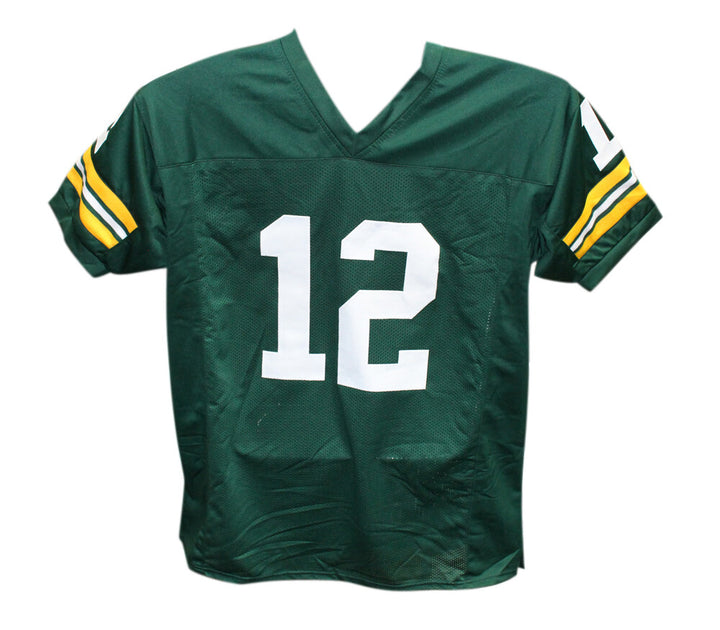 Lynn Dickey Autographed/Signed Pro Style XL Green Jersey Beckett 41019