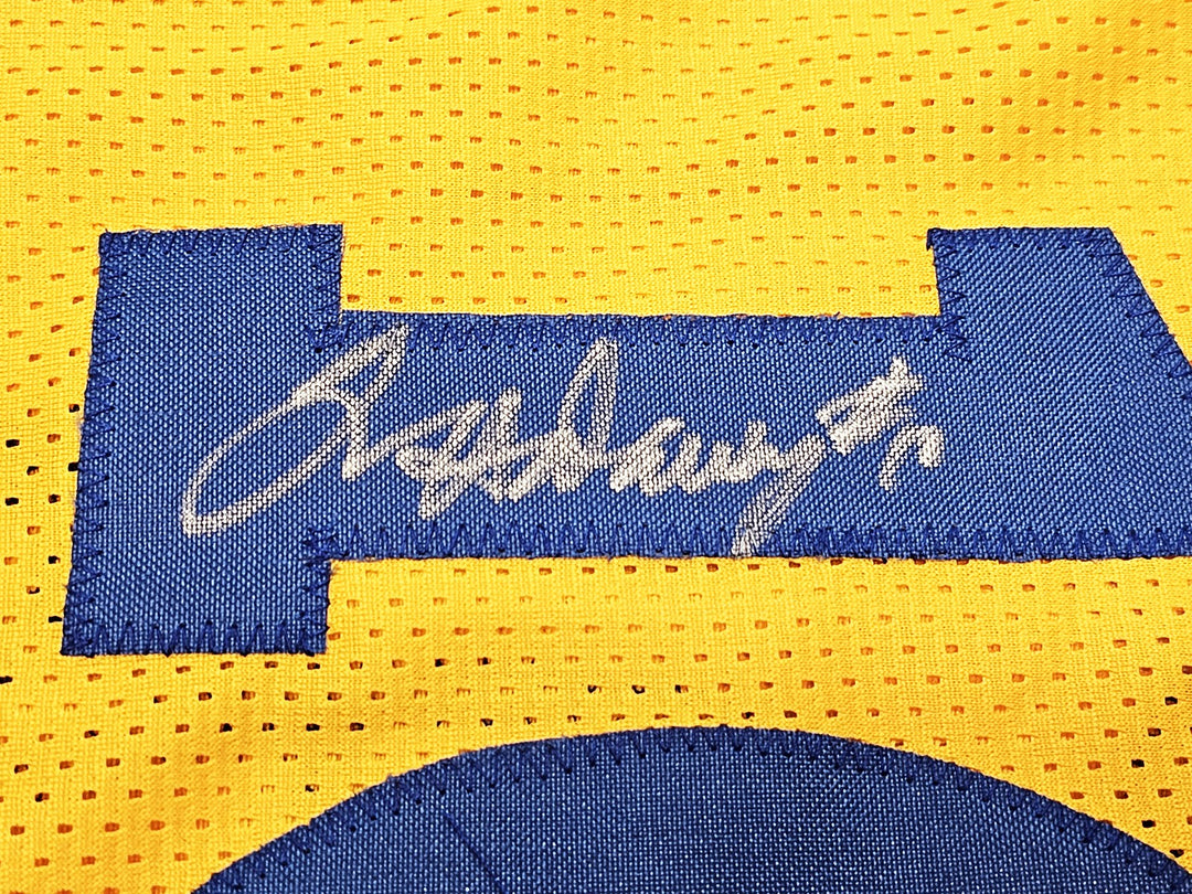 Warriors Chris Mullin, Tim Hardaway & Mitch Richmond Auto Jersey Run TMC Beckett