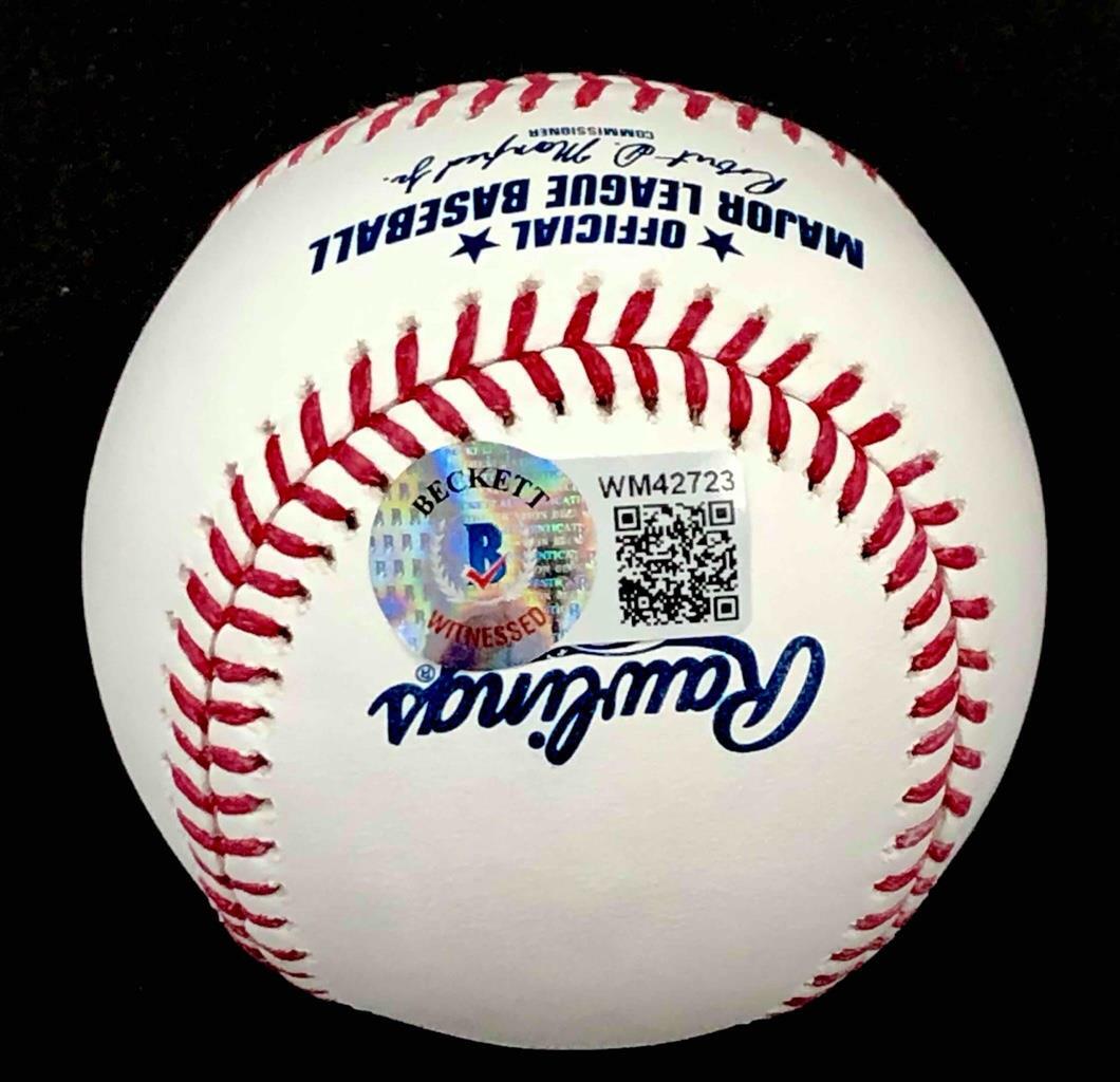 Jared Walsh autograph Angels signed MLB Baseball BAS Beckett Witness Hologram