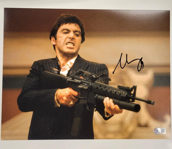 Al Pacino signed Scarface 11x14 photo #6 autograph (A) ~ Beckett BAS Holo