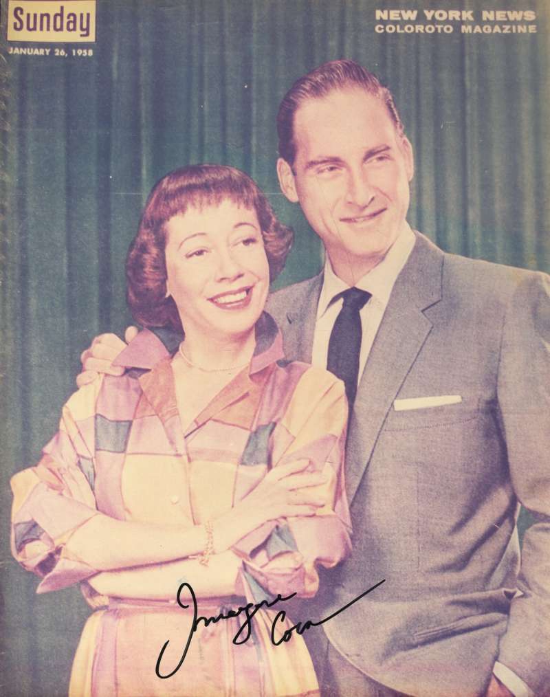 Imogene Coca Vacation Psa/dna Coa Signed 8x10 Photo Authenticated Autogr