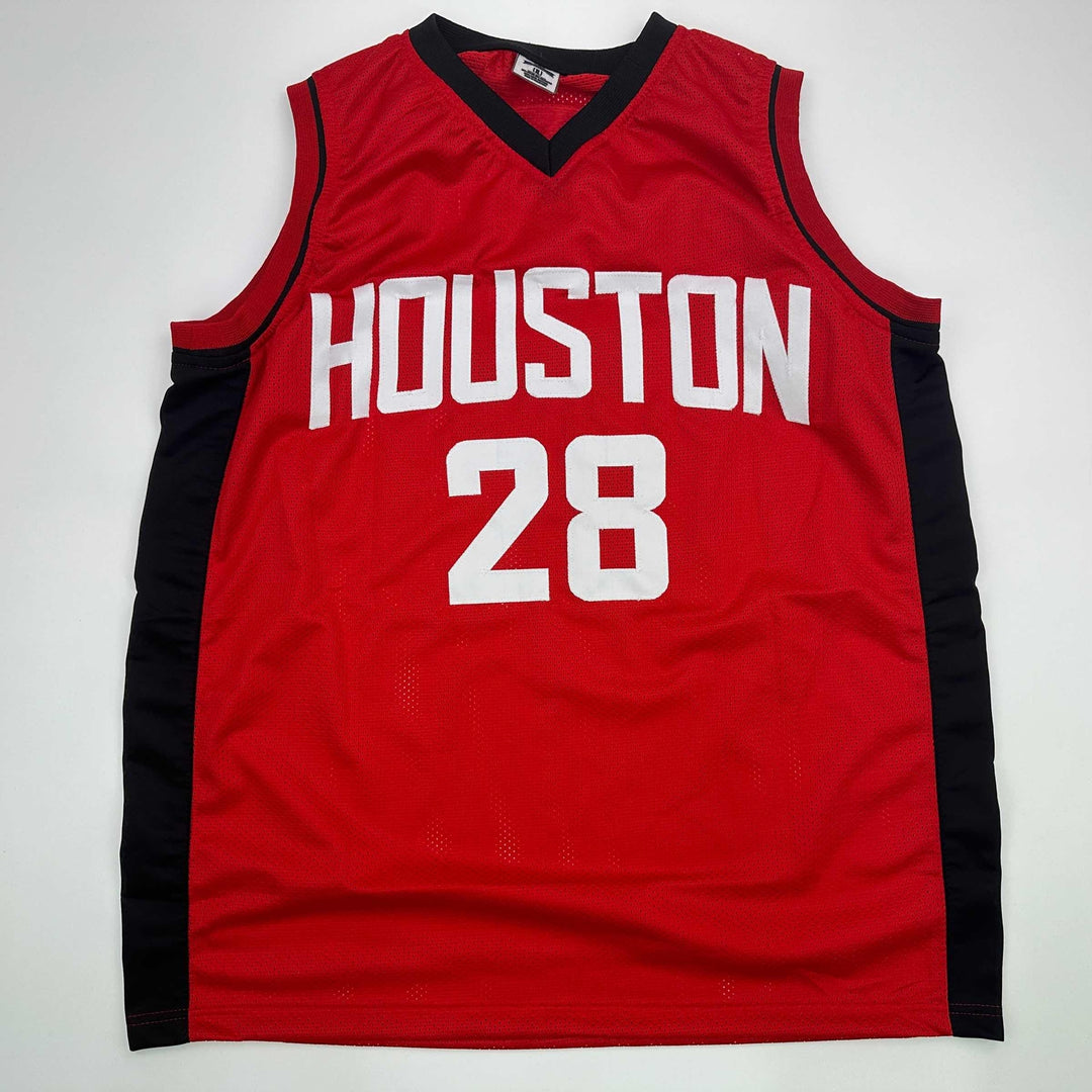Facsimile Autographed Alperen Sengun Houston Red Reprint Jersey Size Men's XL
