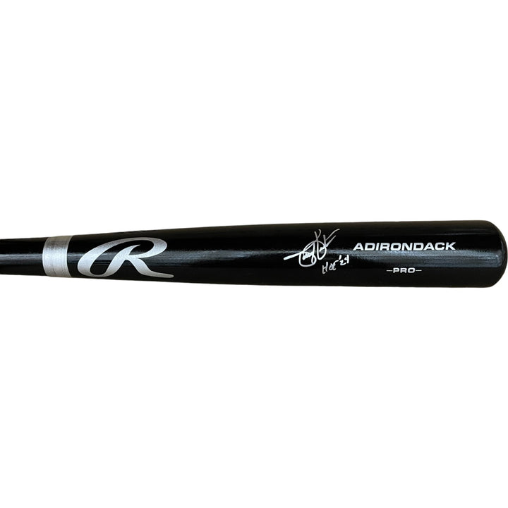 Todd Helton Autographed/Signed Colorado Rockies Black Baseball Bat TRI 47418