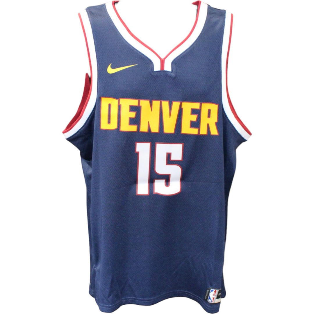 Nikola Jokic Signed Denver Nuggets Nike XL Navy Jersey Beckett 46314