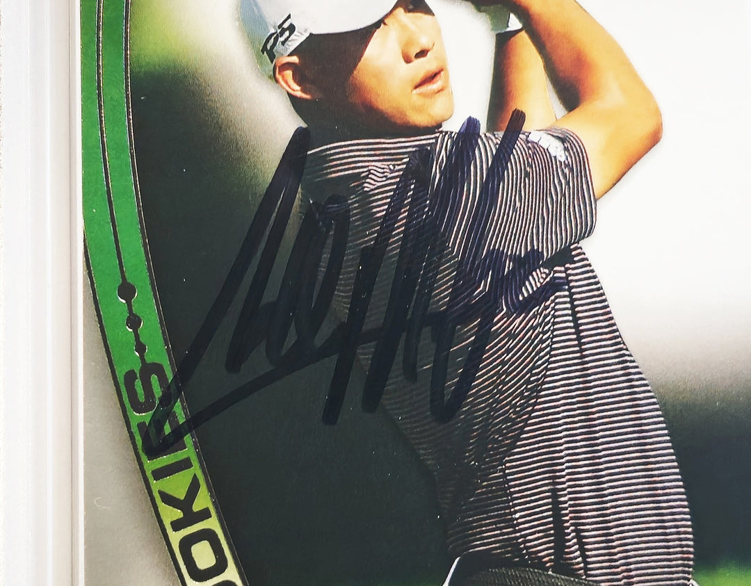 Collin Morikawa Signed 2021 Upper Deck SP Game Used RC 38 Beckett #15500555