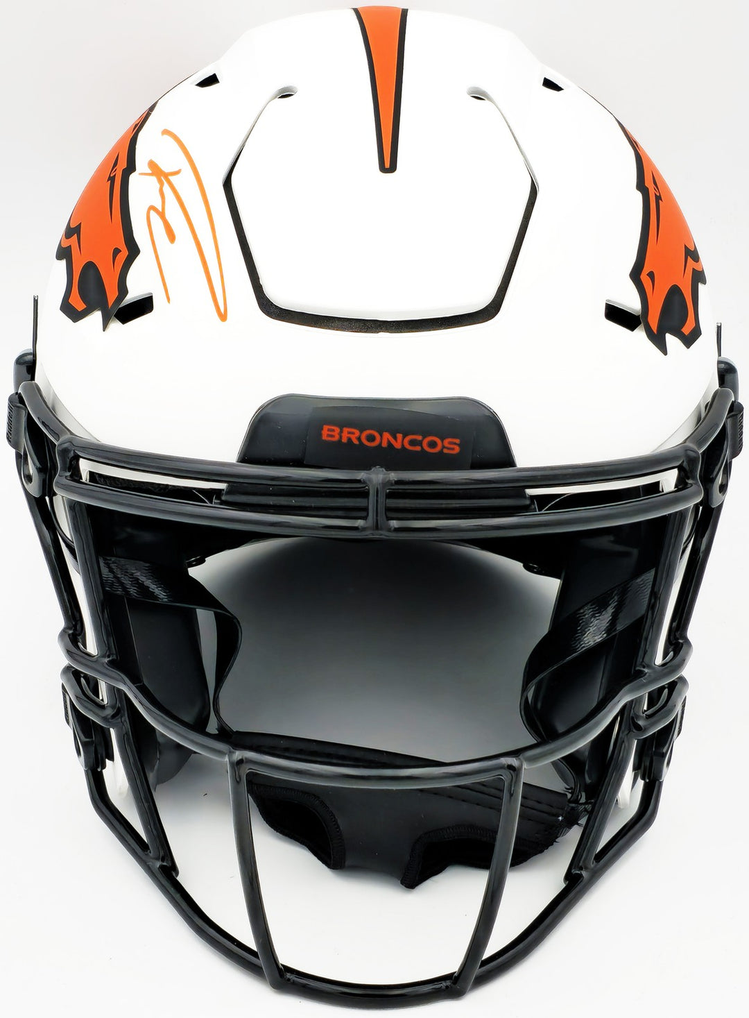 Russell Wilson Auto Broncos Lunar Eclipse White Full Hyper Flex Helmet Fanatics