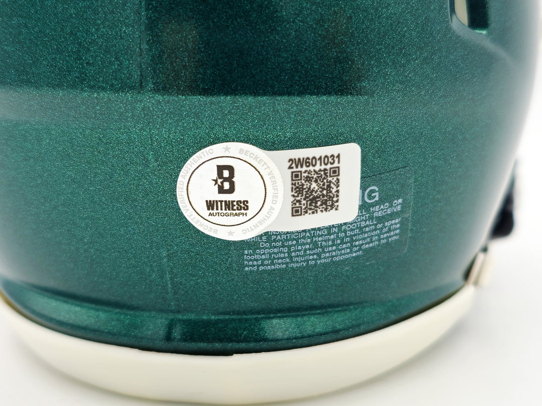 Darius Slay Jr. Signed Philadelphia Eagles Green Speed Mini Helmet Beckett Wit