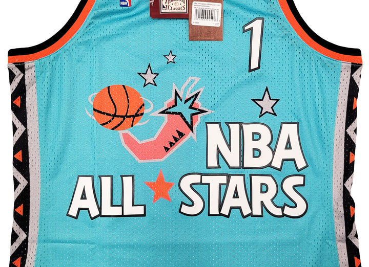 Magic Penny Hardaway Auto Teal Mitchell Ness 1996 ASG HWC Swingman Jersey XL PSA
