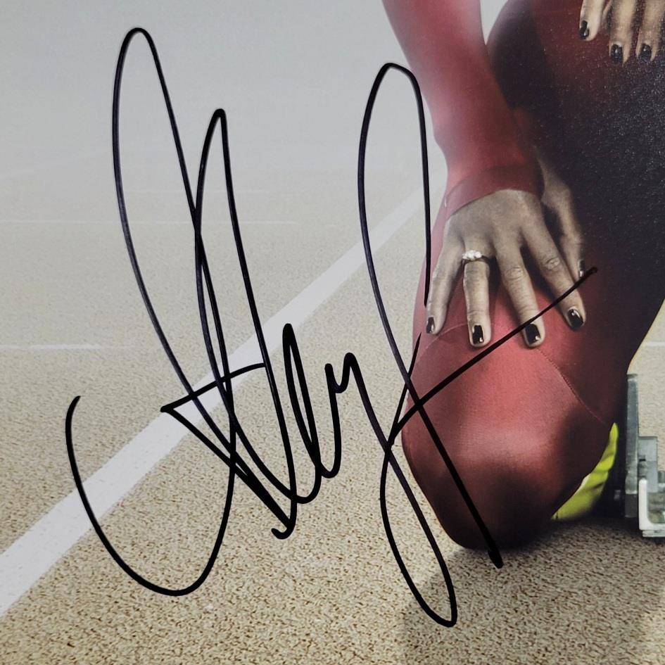 Allyson Felix signed 11x14 Photo USA Olympics Track autograph (A) ~ Beckett BAS