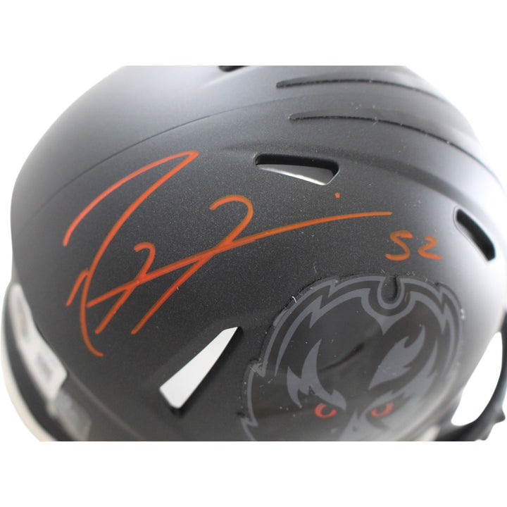 Ray Lewis Signed Baltimore Ravens 2026 ALT #2 Mini Helmet Beckett WIT 57543