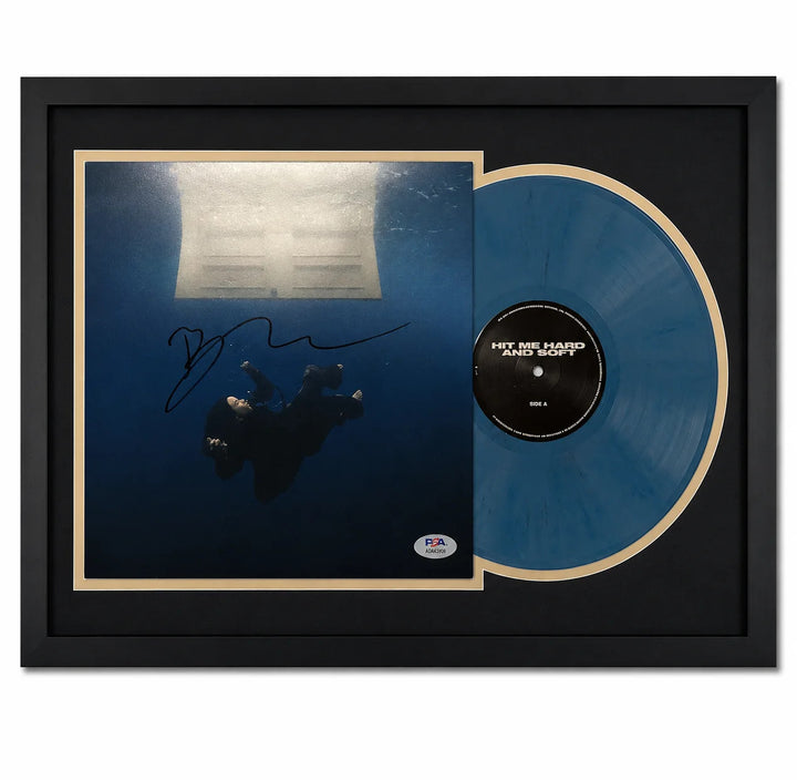 Billie Eilish Signed Hit Me Hard and Soft Custom Framed Vinyl Album Insert PSA