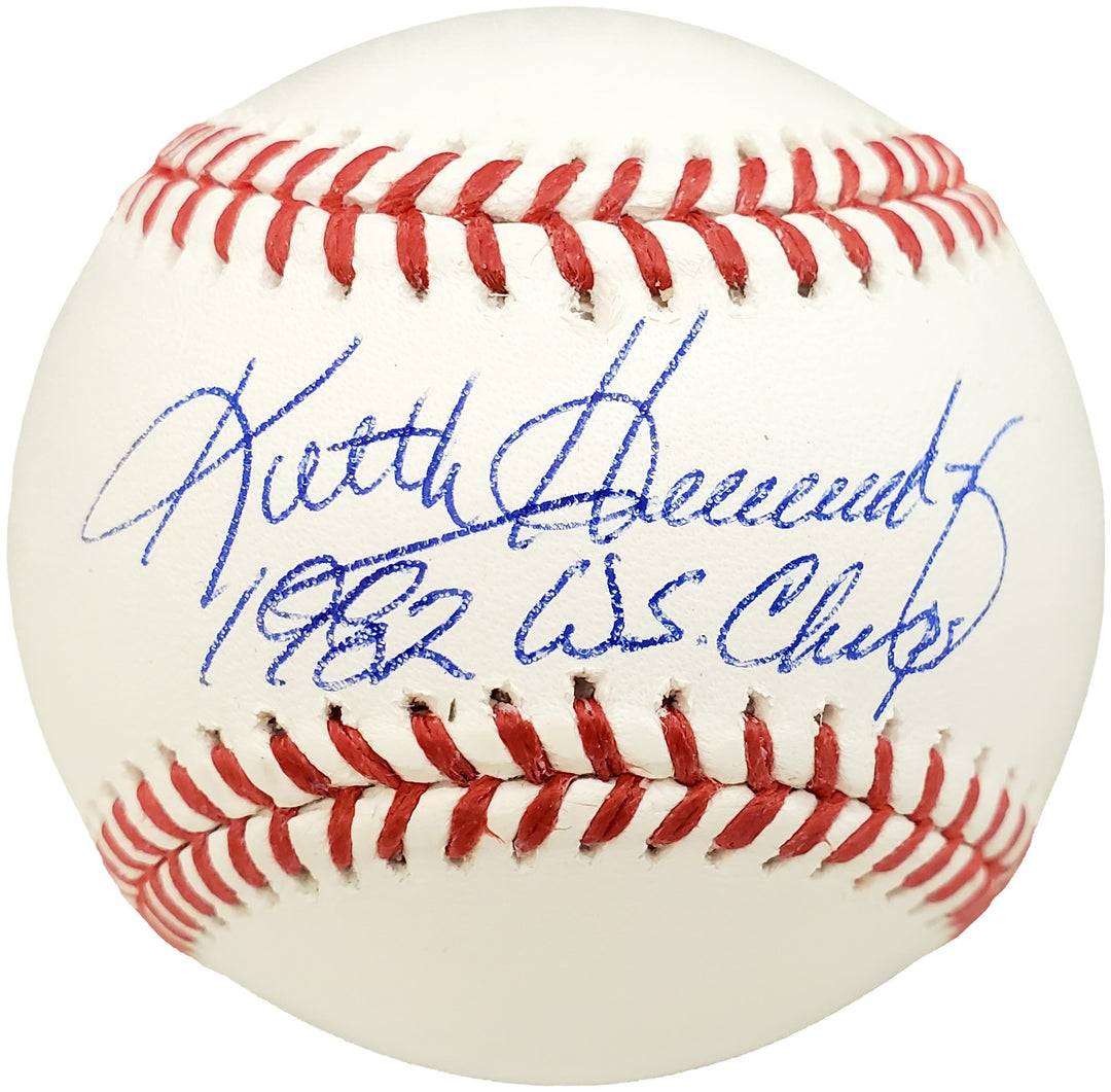 Keith Hernandez Signed MLB Baseball St. Louis Cardinals "1982 WS Champs" Beckett