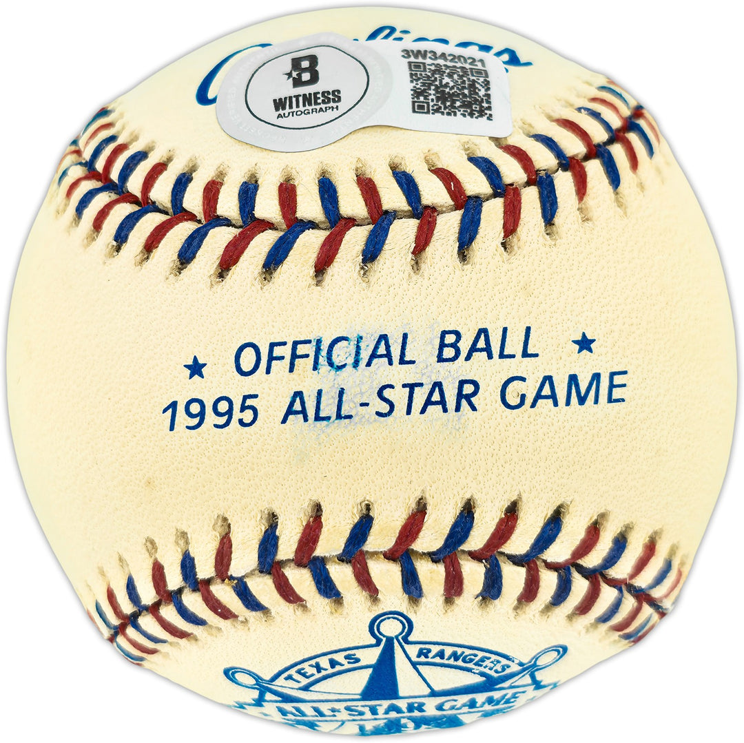 Ken Griffey Jr. Auto 1995 All Star Game Logo Baseball Mariners Beckett 3W342021