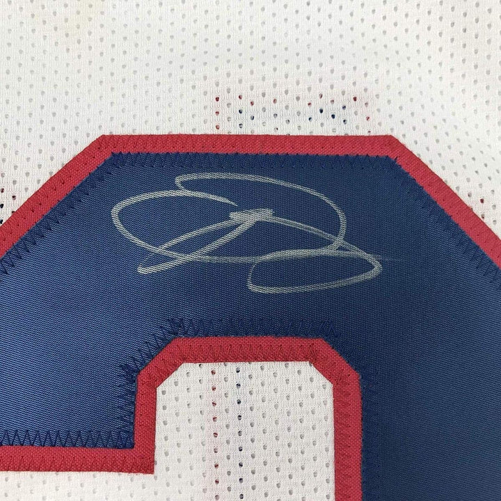 Framed Signed Odell Beckham Jr. 35x39 Giants Color Rush Jersey JSA COA