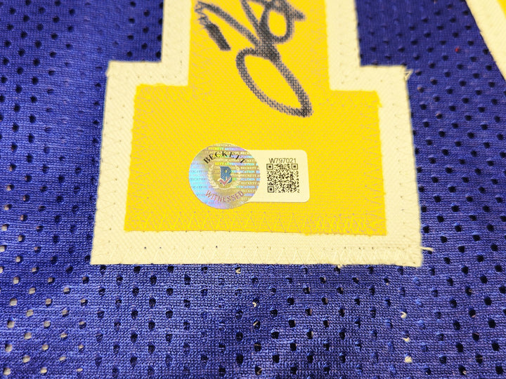 Golden State Warriors Tim Hardaway Autographed Signed Blue Jersey Beckett Wit