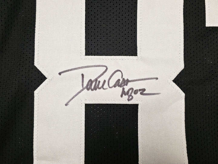 Oakland Raiders Dave Casper Signed Black Jersey "HOF 02" Beckett BAS Witness