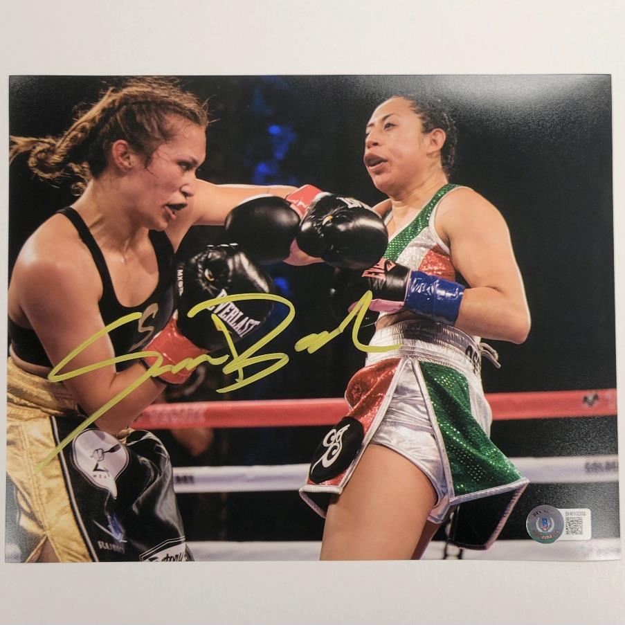 Seniesa Estrada signed Boxing 8x10 photo #16 autograph ~ Beckett BAS Holo
