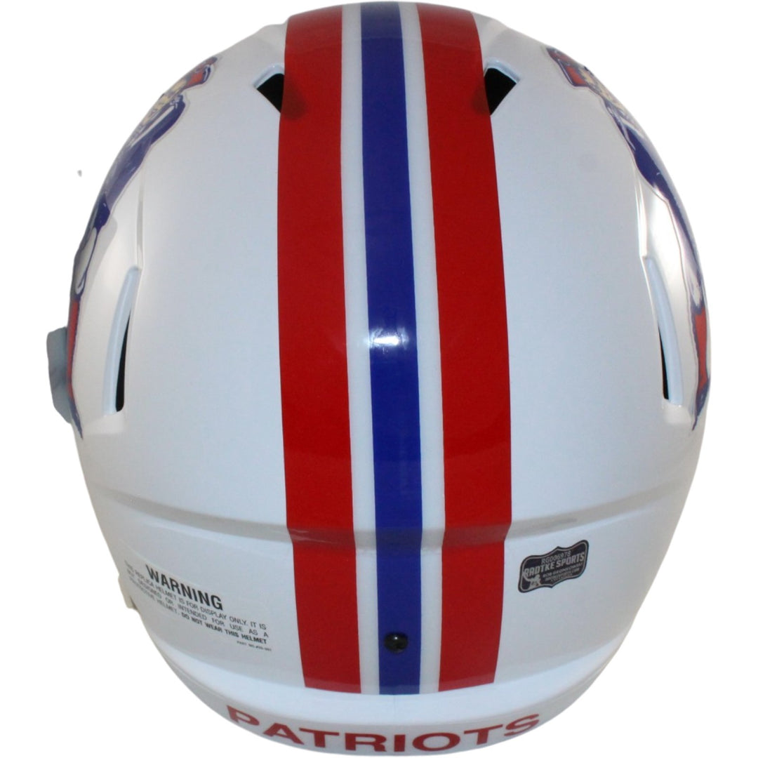 Rob Gronkowski Autographed/Signed New England Patriots TB 82-89 F/S Helmet 55787