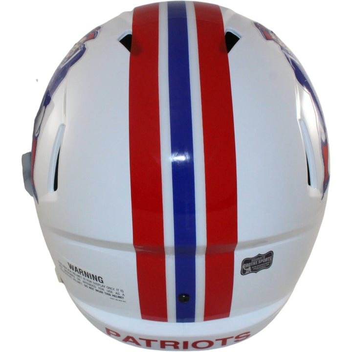 Rob Gronkowski Autographed/Signed New England Patriots TB 82-89 F/S Helmet 55787