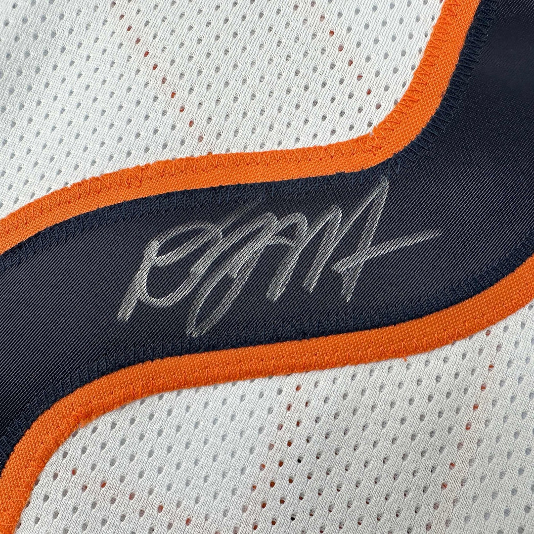 Autographed/Signed D.J. DJ Moore Chicago White Jersey Beckett BAS COA