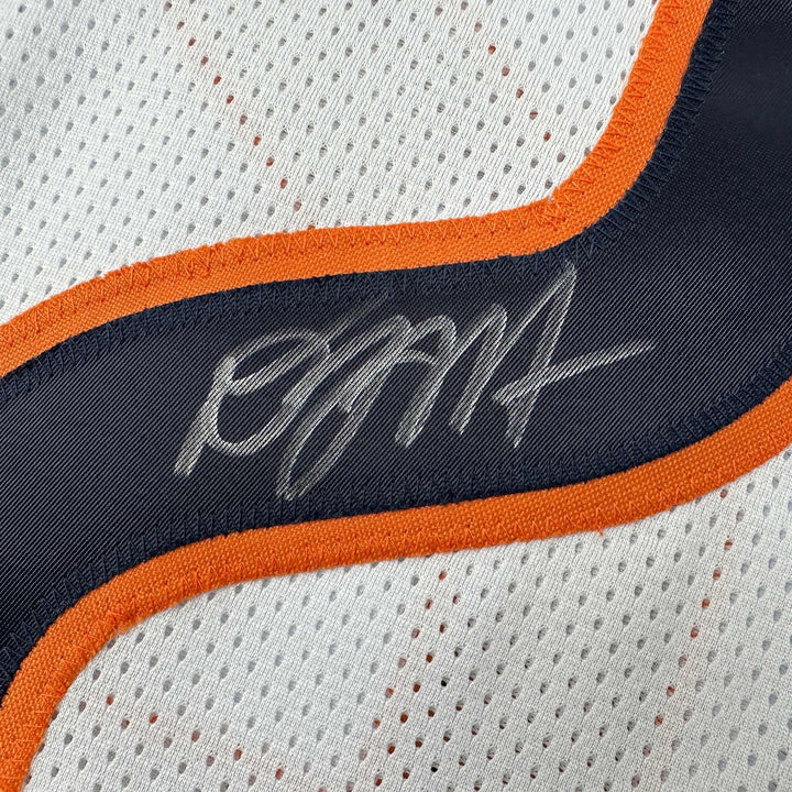 Autographed/Signed D.J. DJ Moore Chicago White Jersey Beckett BAS COA