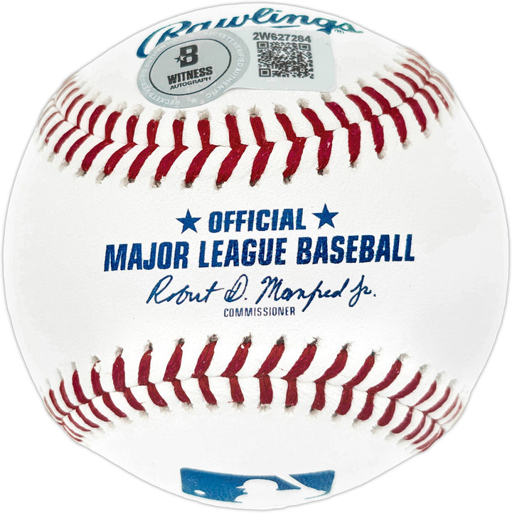 Adrian Beltre Signed Official MLB Baseball Texas Rangers "HOF 2024" Beckett Wit