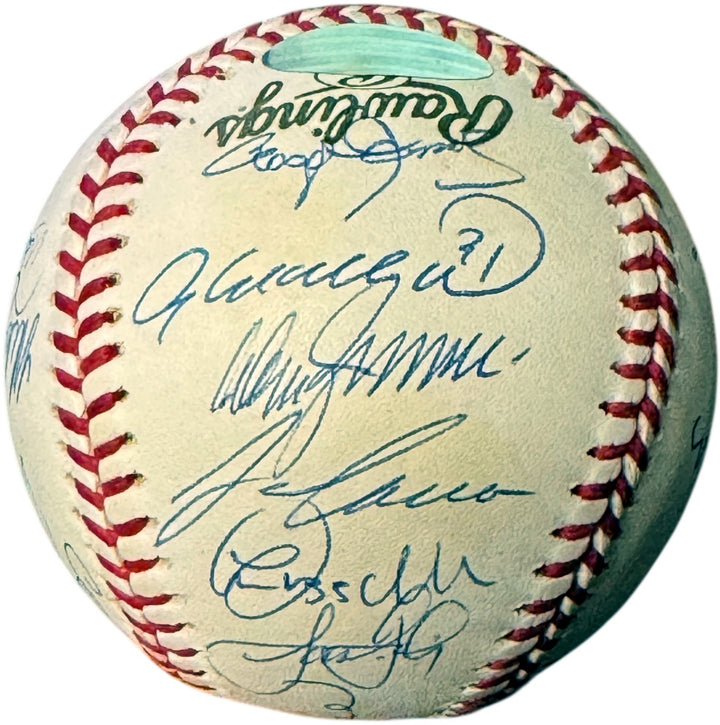 New York Yankees 2000 World Series Champs Team signed Baseball 24 sigs- Steiner