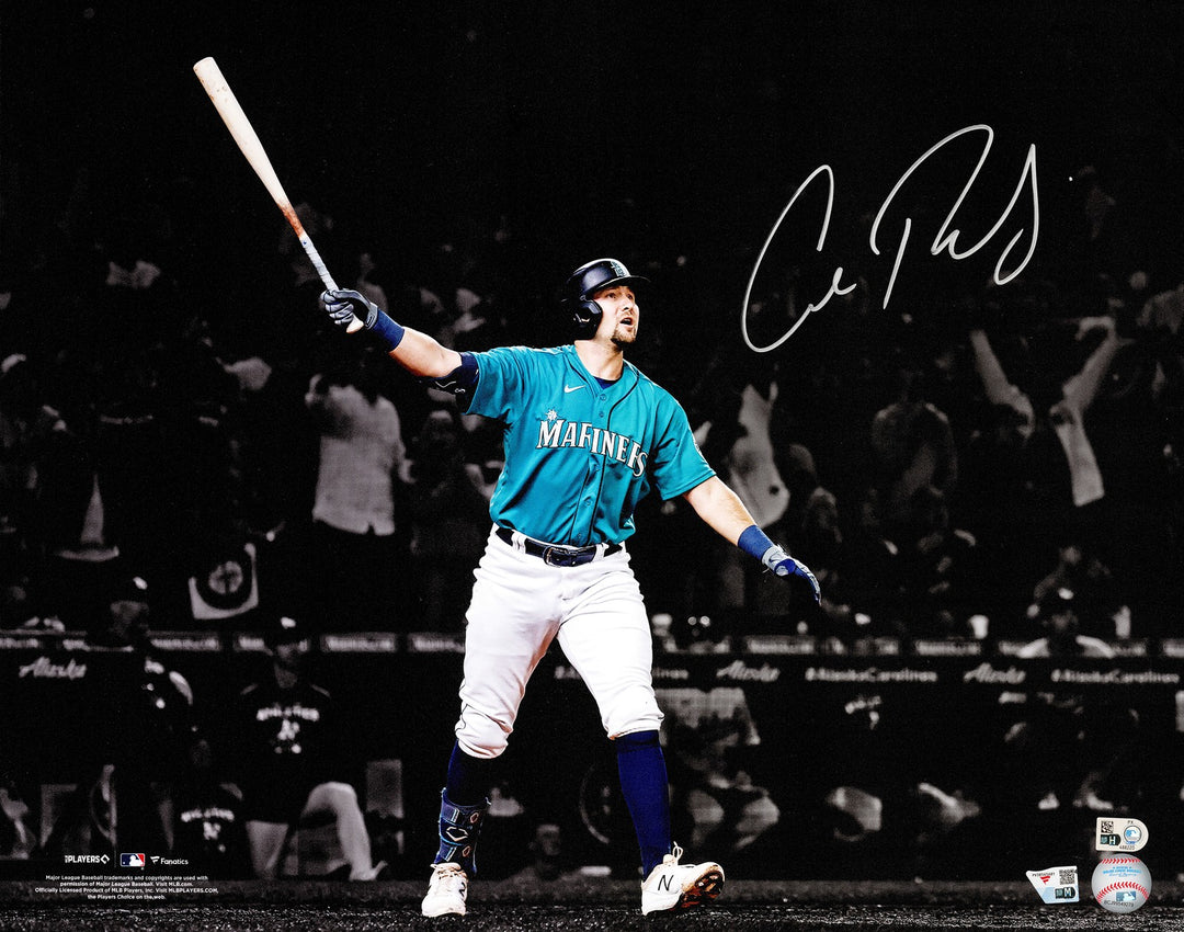 Cal Raleigh Signed Mariners Drought-Ending Walk-Off HR 16x20 Photo Fanatics MLB