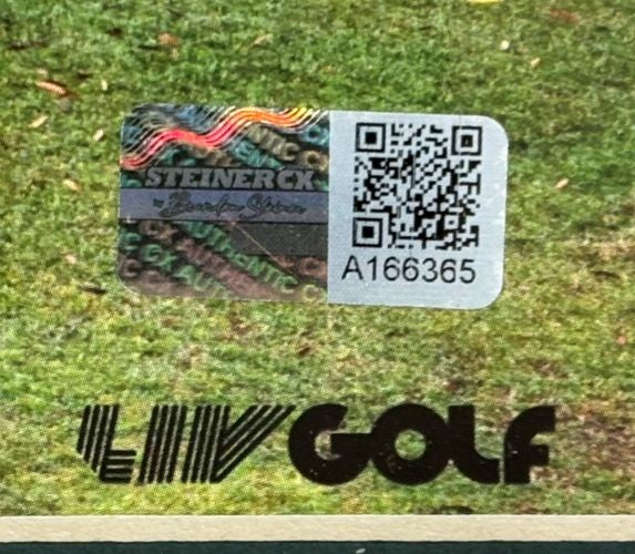 John Rahm Signed Framed 8x10 LIV Golf Photo Steiner CX