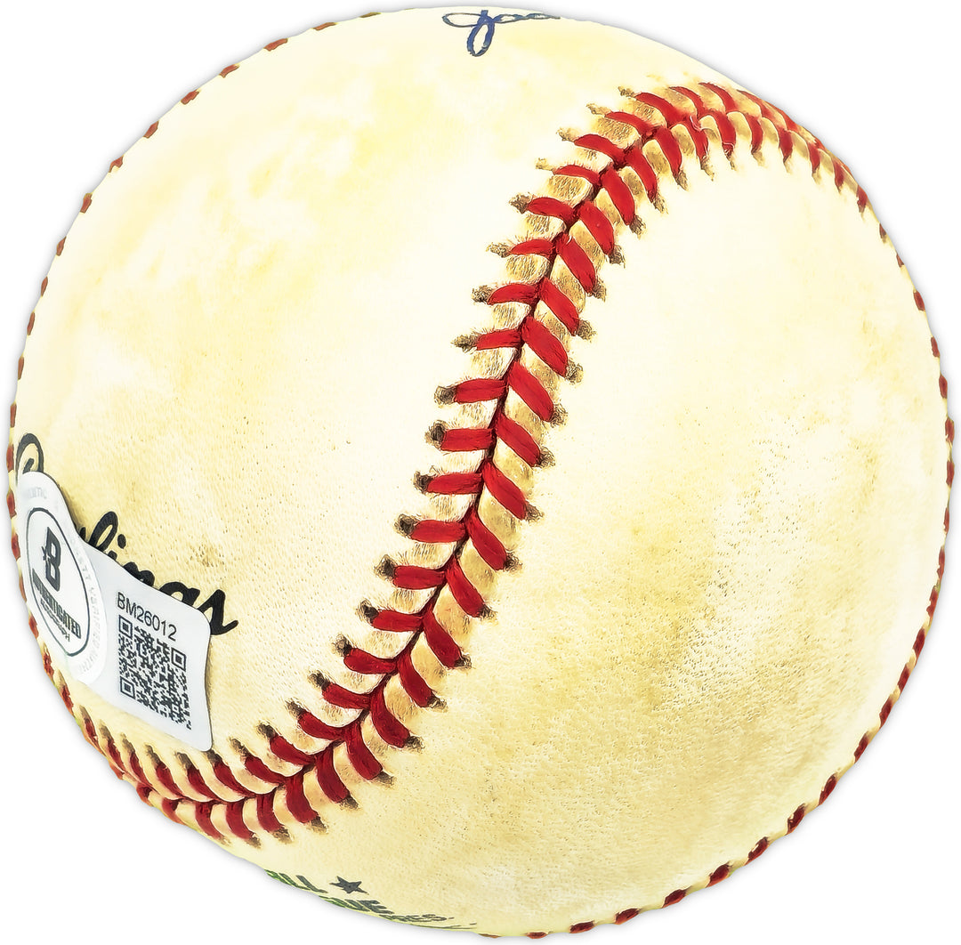 Jackie Collum Signed NL Baseball Reds, St. Louis Cardinals Beckett #BM26012