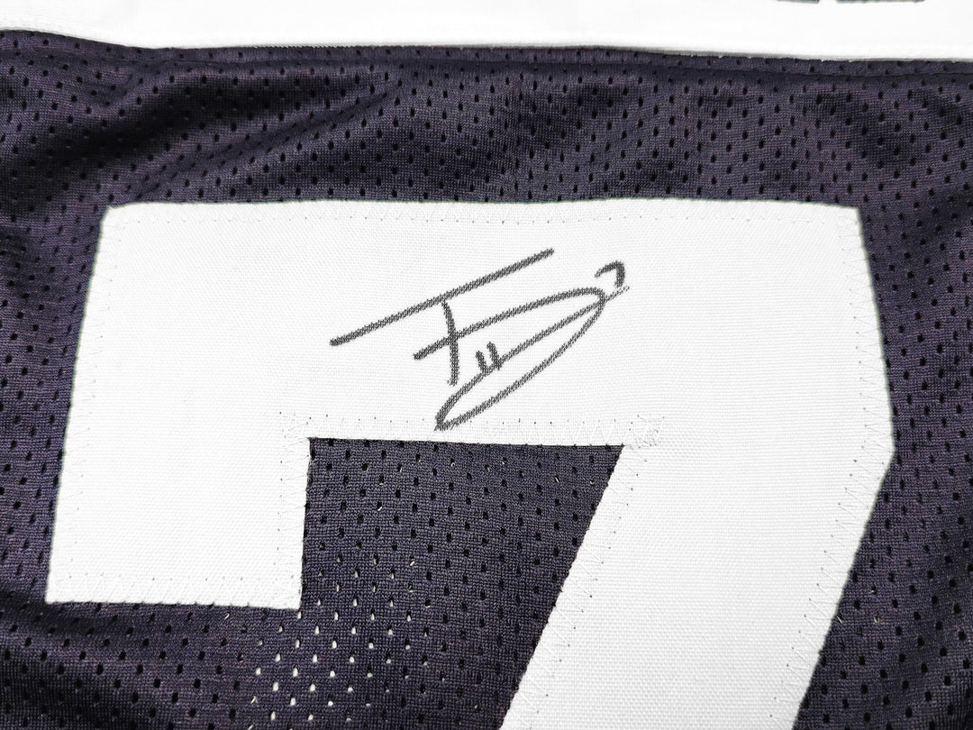 Dallas Cowboys Trevon Diggs Autographed Signed Blue & White Jersey Beckett