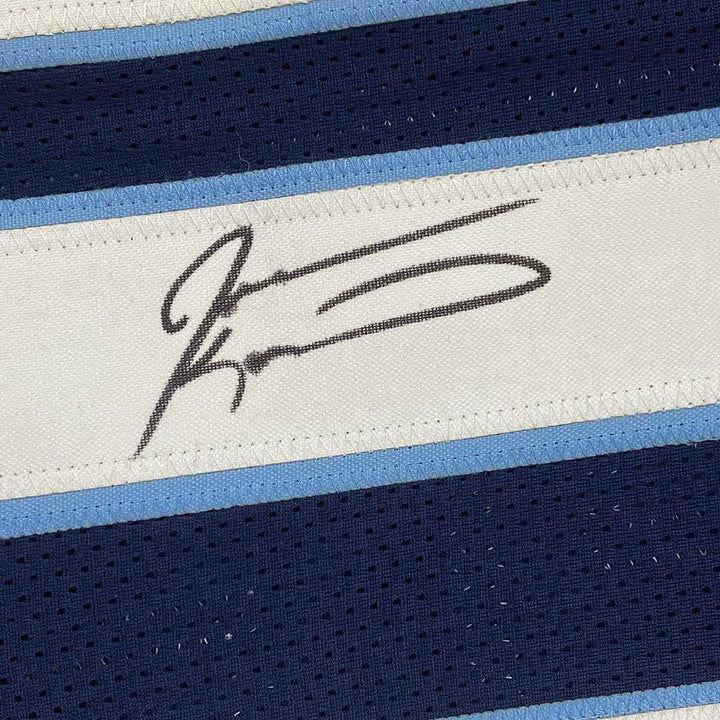 FRAMED Signed JEVON KEARSE 35x39 Tennessee Dark Blue Jersey JSA COA