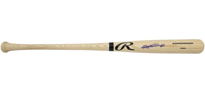 Vladimir Guerrero Sr. Signed Blonde Rawlings Adirondack Pro Baseball Bat Angels