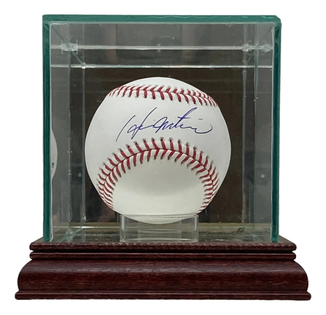 Hideki Matsui New York Yankees Signed Rawlings Official MLB Baseball BAS w/ Case