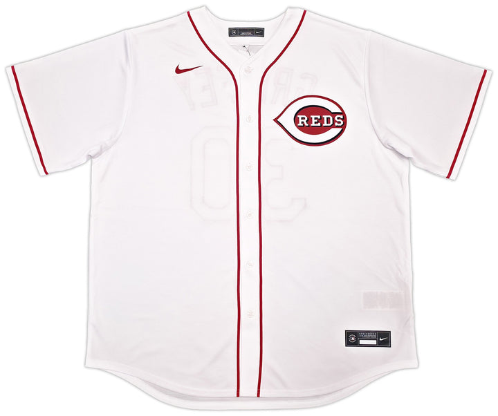 Cincinnati Reds Ken Griffey Jr. Signed White Nike Jersey Size XL Beckett Witness