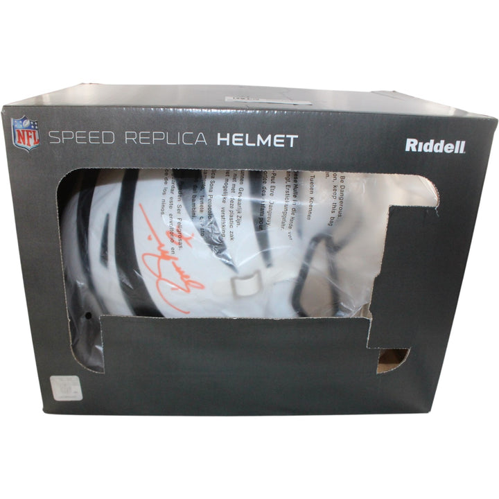 Boomer Esiason Autographed Cincinnati Bengals F/S 22 Alt Helmet Beckett 56198