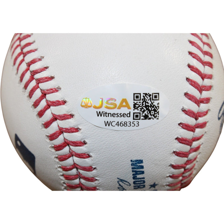 Sammy Sosa Autographed/Signed Chicago Cubs OML Baseball Beckett Witness 56405
