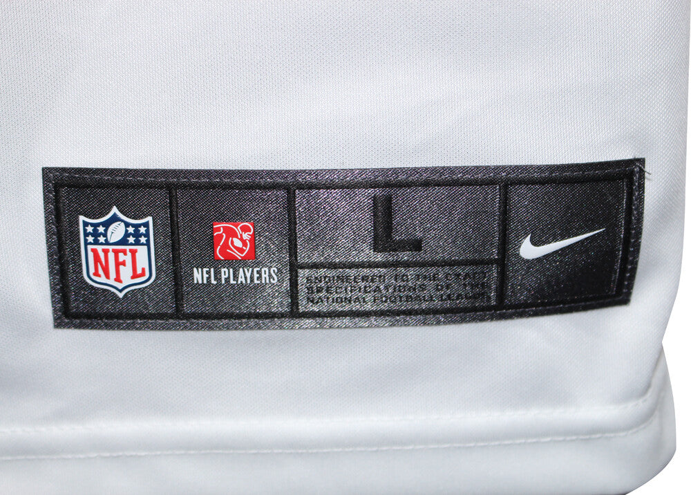 Tom Brady Signed New England Patriots White Nike Limited L Jersey FAN 36548