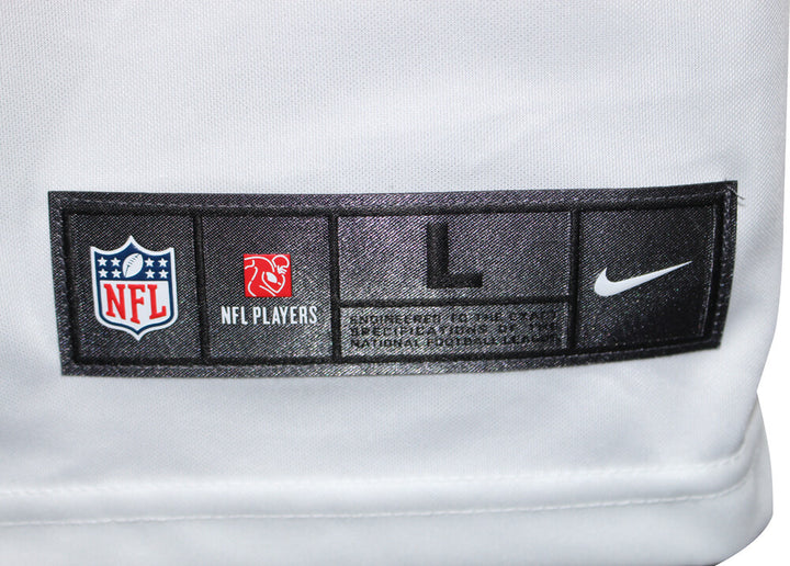 Tom Brady Signed New England Patriots White Nike Limited L Jersey FAN 36548