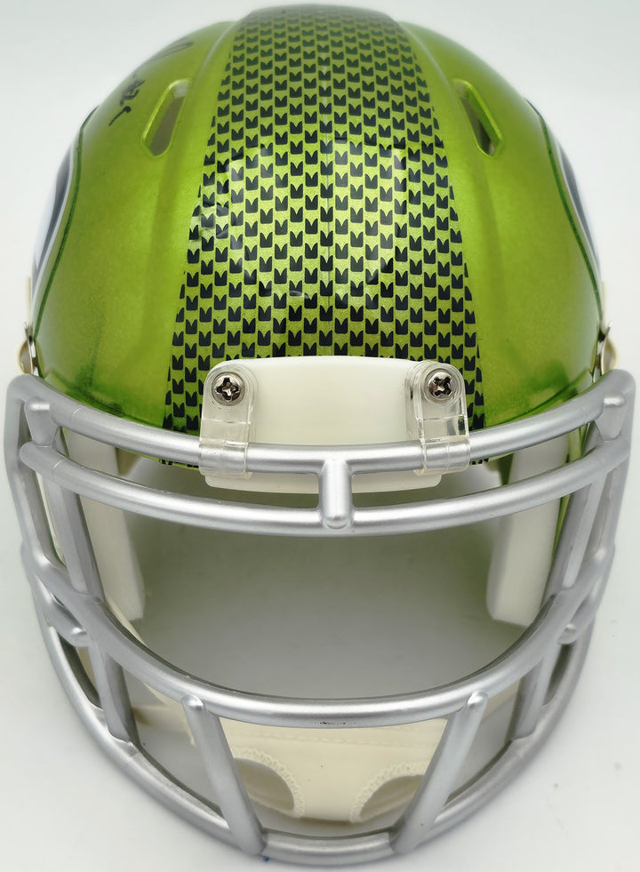 Josh Jobe Signed Seattle Seahawks Flash Green Speed Mini Helmet MCS Holo