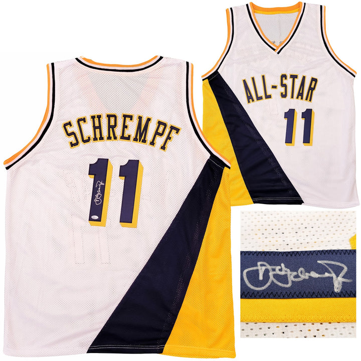 Indiana Pacers Detlef Schrempf Autographed Signed White Jersey MCS Holo