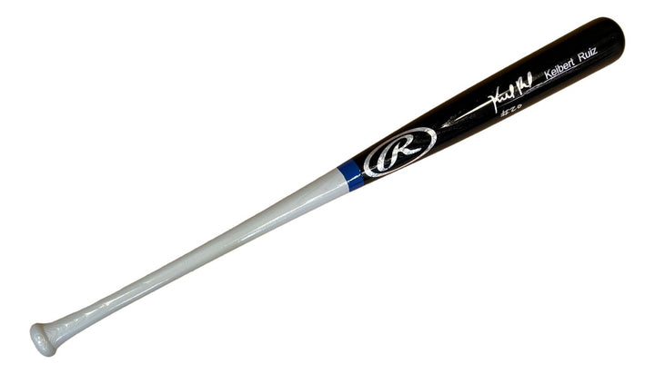 Keibert Ruiz Washington Nationals Signed Rawlings Baseball Bat 2 BAS