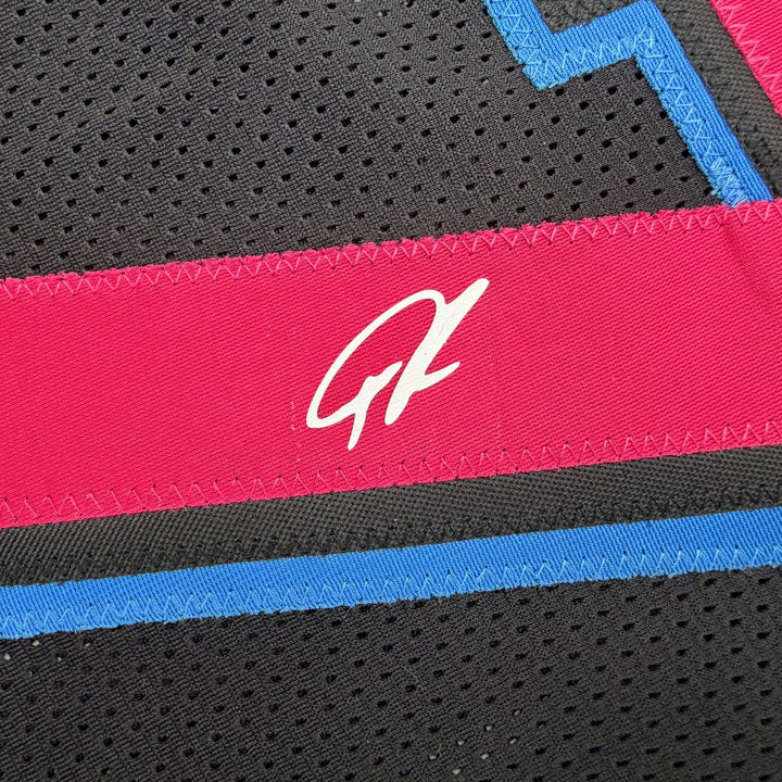 Facsimile Autographed Giannis Antetokounmpo Miami Vice Reprint Jersey XL